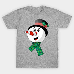 Candy Cane Snowman T-Shirt